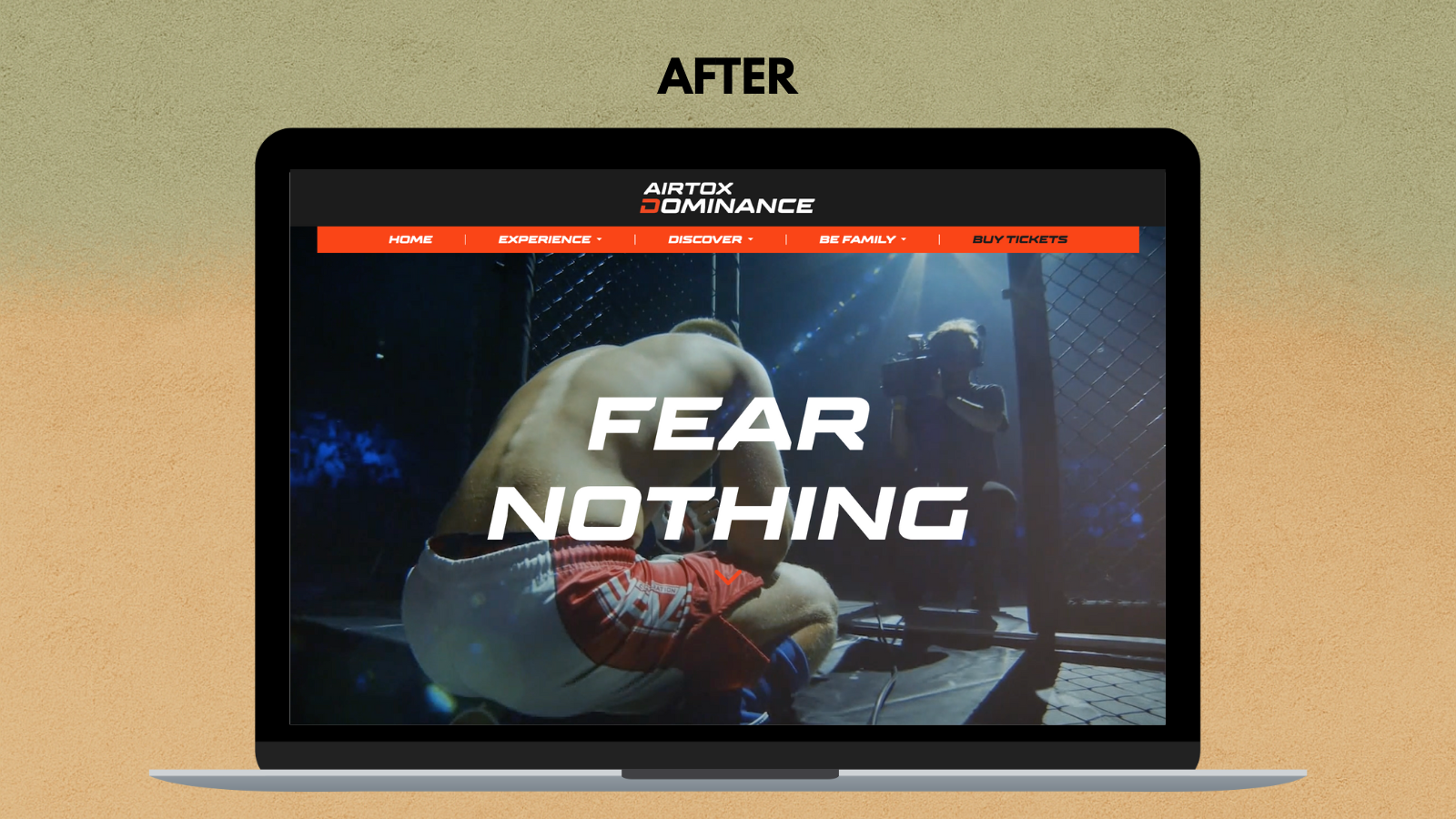 Website after redesign
